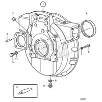 Volvo Penta Oversized - Not Qualified for Free Shipping Volvo Penta Flywheel Housing #3827285