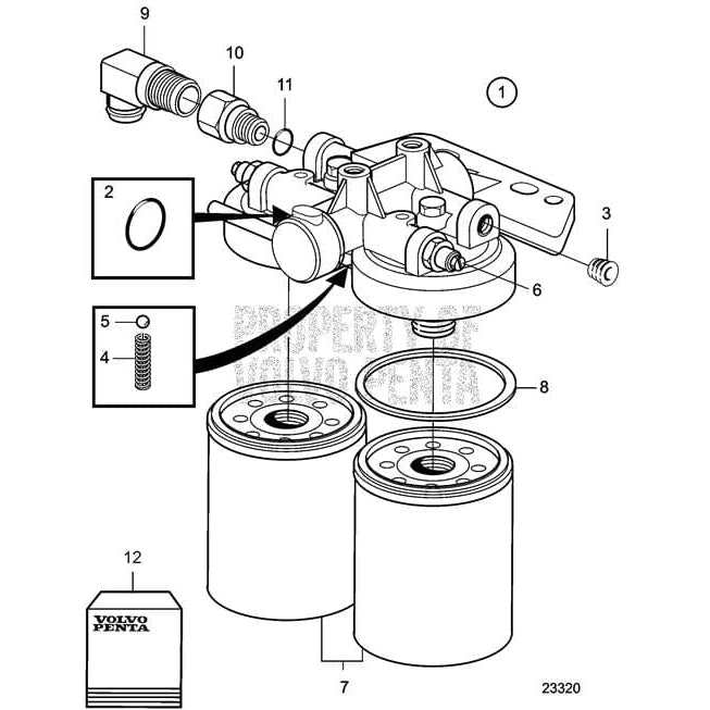 Volvo Penta Qualifies for Free Shipping Volvo Penta Fuel Filter #864315