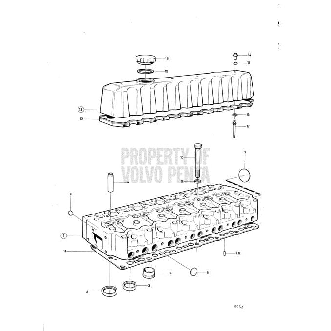 Volvo Penta Qualifies for Free Shipping Volvo Penta Gasket #1542287