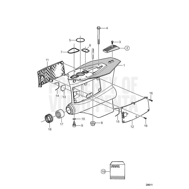 Volvo Penta Not Qualified for Free Shipping Volvo Penta Gasket #22430456