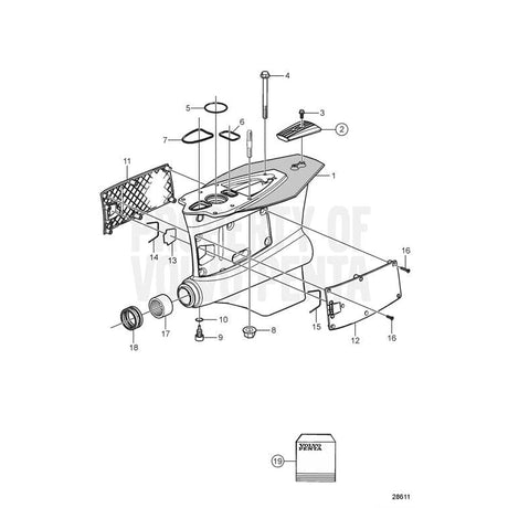 Volvo Penta Not Qualified for Free Shipping Volvo Penta Gasket #22430456