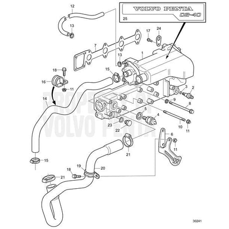 Volvo Penta Qualifies for Free Shipping Volvo Penta Gasket #3812445