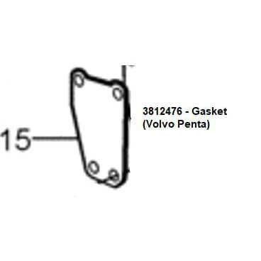 Volvo Penta Qualifies for Free Shipping Volvo Penta Gasket #3812476