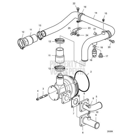 Volvo Penta Not Qualified for Free Shipping Volvo Penta Gasket #3888837