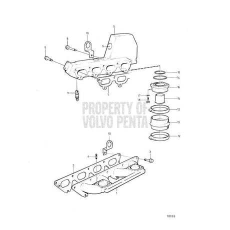 Volvo Penta Not Qualified for Free Shipping Volvo Penta Gasket #855437