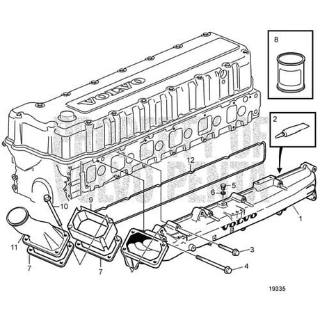 Volvo Penta Not Qualified for Free Shipping Volvo Penta Gasket #957173