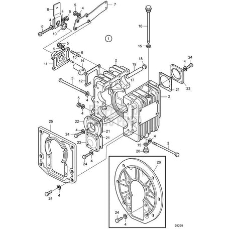 Volvo Penta Not Qualified for Free Shipping Volvo Penta Gasket #957179