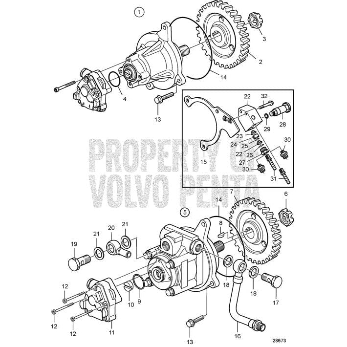 Volvo Penta 982724 Engine Gaskets | FirstChoiceMarine.com – First ...