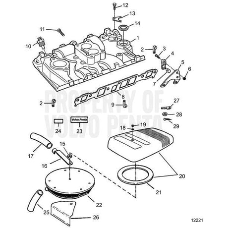 Volvo Penta Qualifies for Free Shipping Volvo Penta Gasket Kit #3850379