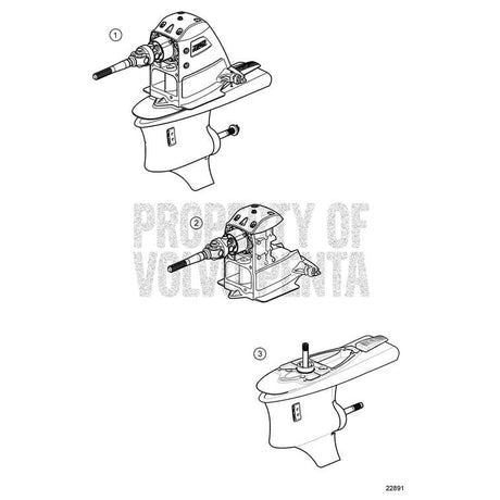 Volvo Penta Oversized - Not Qualified for Free Shipping Volvo Penta Gear Housing #3842605