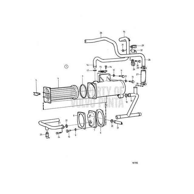 Volvo Penta Qualifies for Free Shipping Volvo Penta Heat Exchanger  Insert #858134