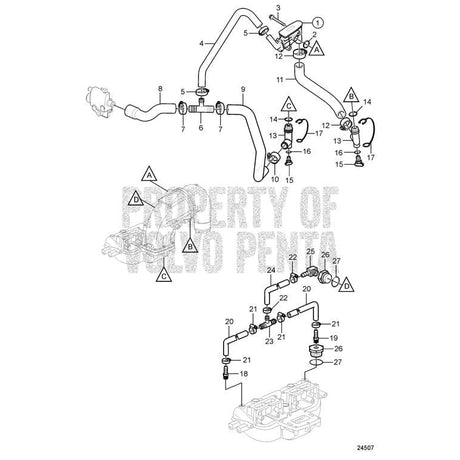 Volvo Penta Qualifies for Free Shipping Volvo Penta Hose #3595431