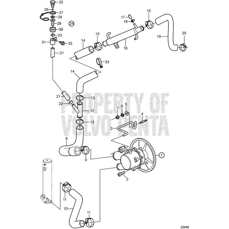 Volvo Penta Qualifies for Free Shipping Volvo Penta Hose #3849020