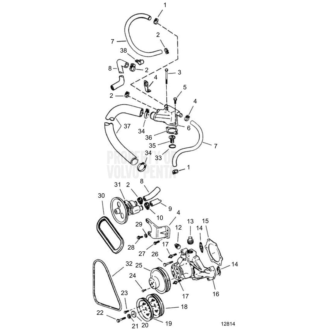 Volvo Penta Qualifies for Free Shipping Volvo Penta Hose #3852282