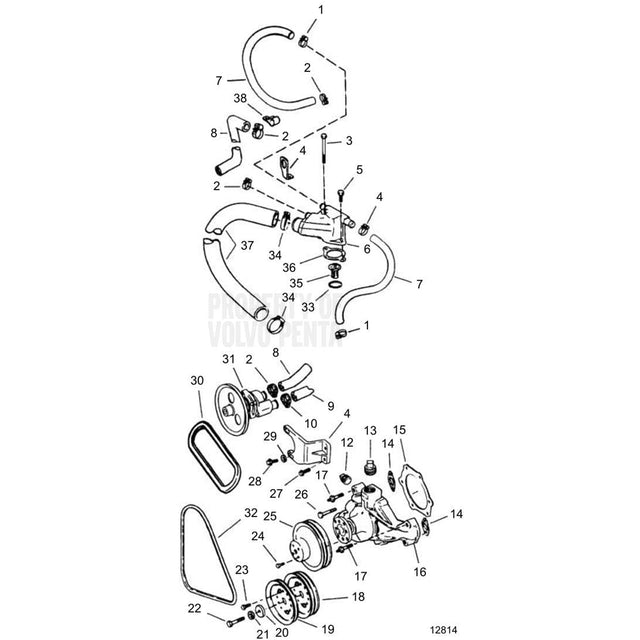 Volvo Penta Qualifies for Free Shipping Volvo Penta Hose #3852282