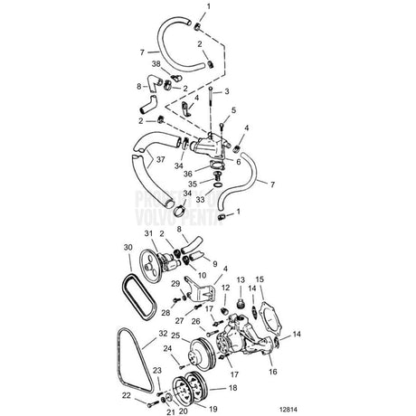 Volvo Penta Qualifies for Free Shipping Volvo Penta Hose #3852283