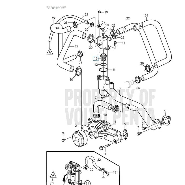 Volvo Penta Qualifies for Free Shipping Volvo Penta Hose #3861298
