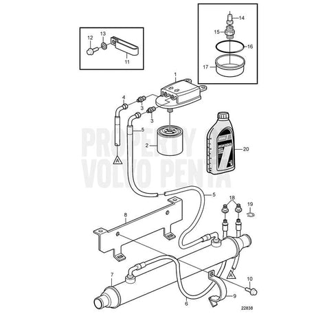 Volvo Penta Qualifies for Free Shipping Volvo Penta Hose Assembly #3863087