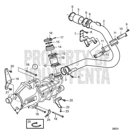 Volvo Penta Qualifies for Free Shipping Volvo Penta Hose Clamp #1544731