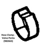 Volvo Penta Qualifies for Free Shipping Volvo Penta Hose Clamp #982663