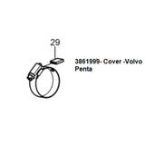 Volvo Penta Qualifies for Free Shipping Volvo Penta Hose Clamp End Cover #3861999