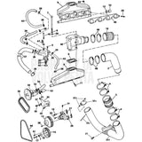 Volvo Penta Qualifies for Free Shipping Volvo Penta Hose to Exhaust Manifold #3852597