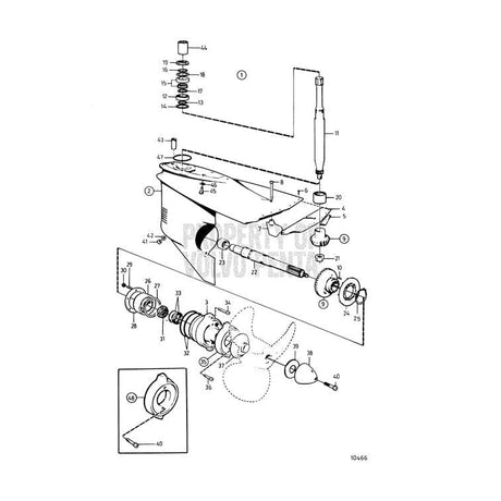 Volvo Penta Qualifies for Free Shipping Volvo Penta Housing Bearing #854044