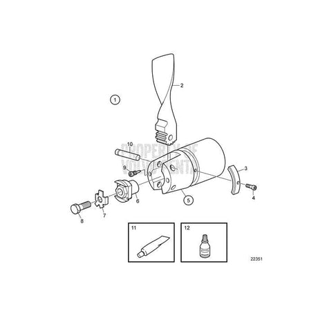 Volvo Penta Qualifies for Free Shipping Volvo Penta Hub Kit 2-Blade Folding Propeller #3858849
