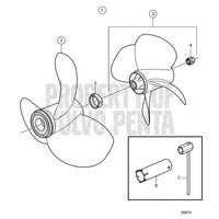 Volvo Penta Qualifies for Free Shipping Volvo Penta I5 Rear Aluminium 4-Blade RH Duoprop #21657165