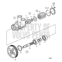 Volvo Penta Qualifies for Free Shipping Volvo Penta Impeller Kit #23121329
