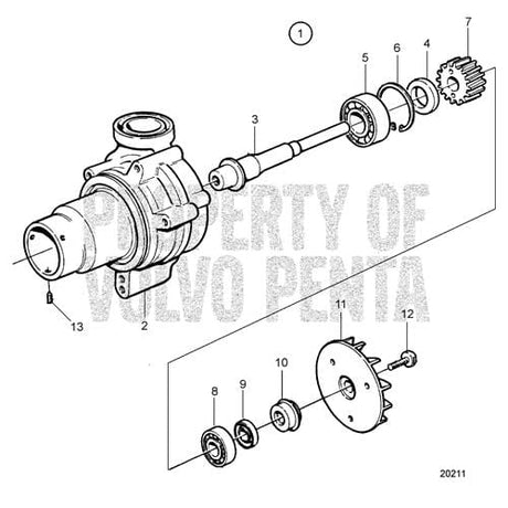 Volvo Penta Qualifies for Free Shipping Volvo Penta Lock-Ring #914537