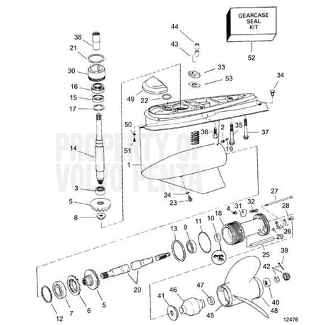 Volvo Penta Not Qualified for Free Shipping Volvo Penta Lower Gear Housing SX Drives #3855431