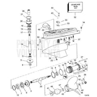 Volvo Penta Not Qualified for Free Shipping Volvo Penta Lower Gear Housing SX Drives #3855431