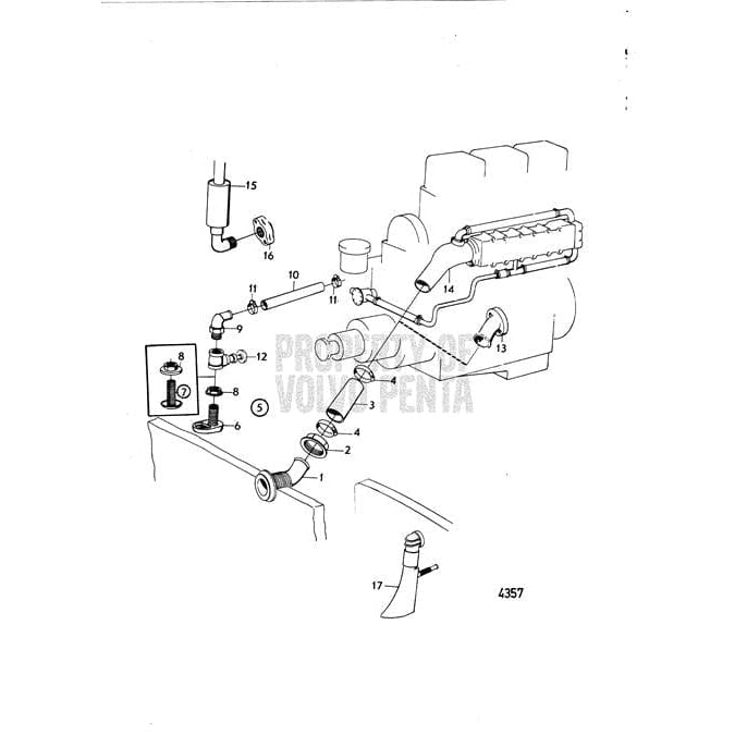 Volvo Penta Qualifies for Free Shipping Volvo Penta Manifold Exhaust #807050