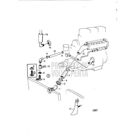 Volvo Penta Qualifies for Free Shipping Volvo Penta Manifold Exhaust #807050