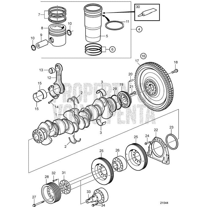 Volvo Penta Qualifies for Free Shipping Volvo Penta O-Ring #949736