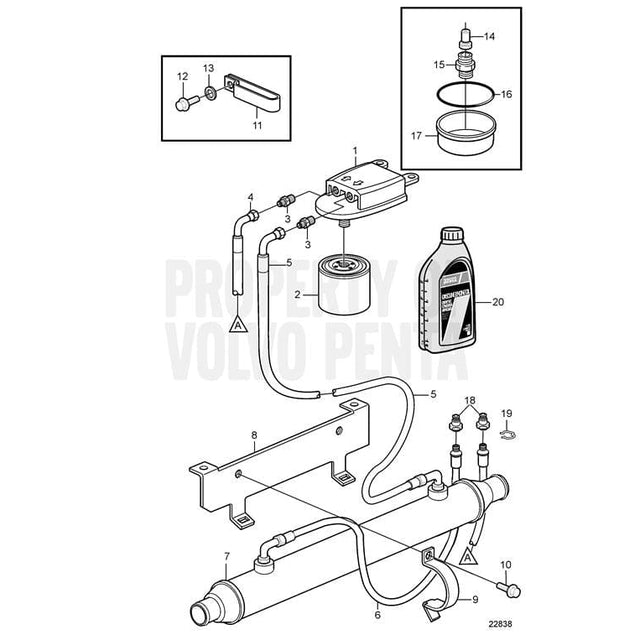 Volvo Penta Qualifies for Free Shipping Volvo Penta Oil Cooler #3862280