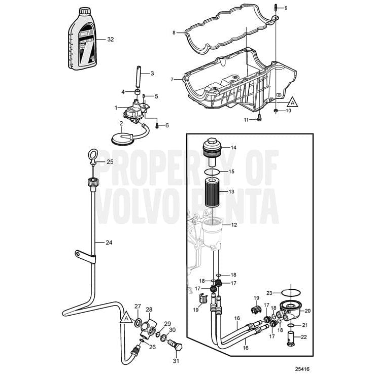 Volvo Penta Qualifies for Free Shipping Volvo Penta Oil Pan Gasket #21124852