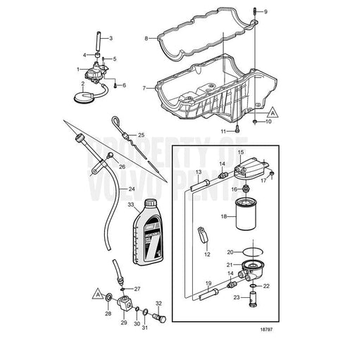 Volvo Penta Qualifies for Free Shipping Volvo Penta Oil Pump #3856125