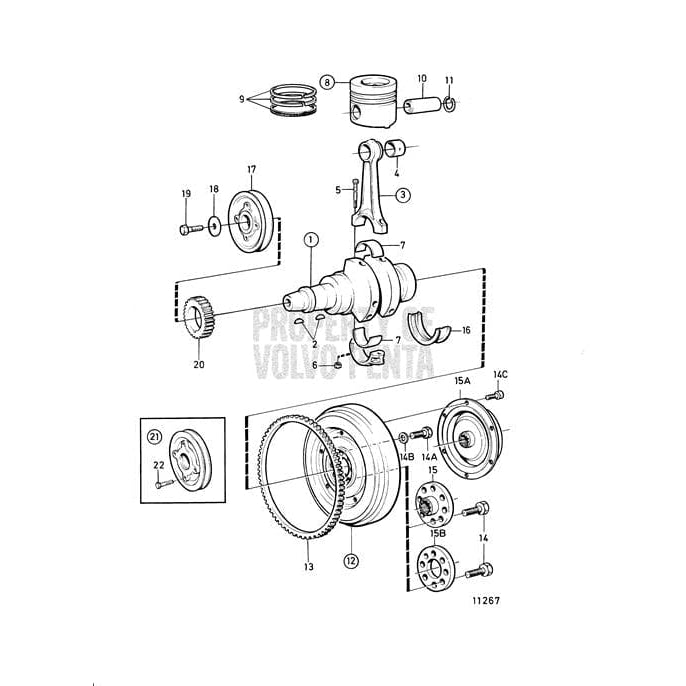 Volvo Penta Qualifies for Free Shipping Volvo Penta Piston Kit #876291