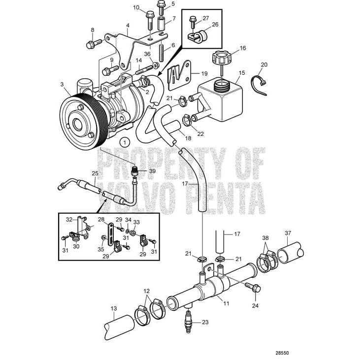 Volvo Penta Qualifies for Free Shipping Volvo Penta Power Steering Pump #22797782