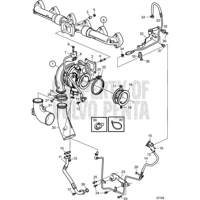 Volvo Penta Qualifies for Free Shipping Volvo Penta Pressure Hose #21867994