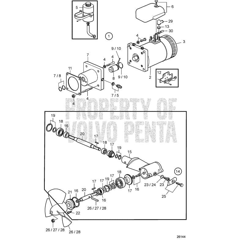 Volvo Penta Qualifies for Free Shipping Volvo Penta Propeller Bow Thruster 250mm #41100730