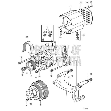 Volvo Penta Qualifies for Free Shipping Volvo Penta Pulley #1636242
