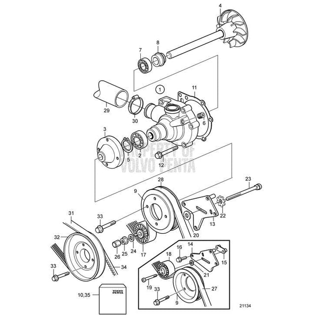 Volvo Penta Qualifies for Free Shipping Volvo Penta Pulley #3588385