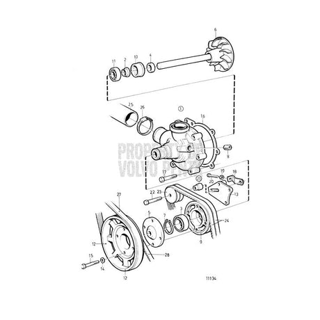 Volvo Penta Qualifies for Free Shipping Volvo Penta Pulley #861558