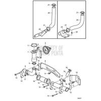 Volvo Penta Qualifies for Free Shipping Volvo Penta Radiator Hose #952974