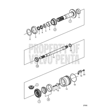 Volvo Penta Qualifies for Free Shipping Volvo Penta Roller Bearing #11137