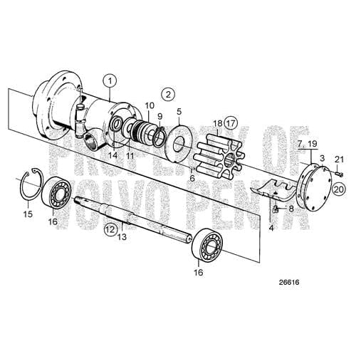 Volvo Penta Not Qualified for Free Shipping Volvo Penta Rubber Washer #826234