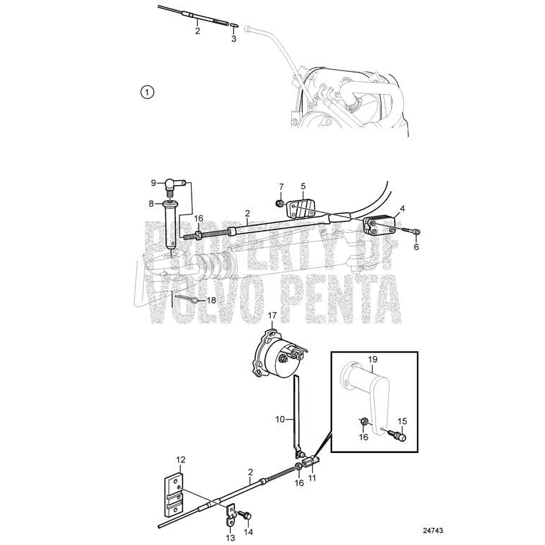 Volvo Rudder Indicator Volvo Penta 3594073 Rudders | FirstChoiceMarine.com – First Choice Marine